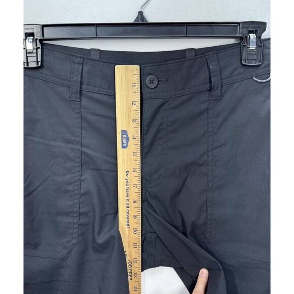 Rei Co-Op Sahara Bermuda Shorts Womens 10 Black Stretch Hiking Travel Bluesign - Picture 9 of 11